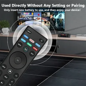 XRT140รีโมทคอนโทรลสำหรับ VIZIO สมาร์ททีวีพร้อม vudu Netflix primvideo XUMO Hulu <span class=keywords><strong>redbox</strong></span> ดูฟรีปุ่ม - Product Image 5