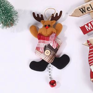 Wholesale Custom Mini Fabric Christmas Bells - Low MOQ Reindeer/Santa/Snowman Festive Decor - Product Image 3