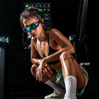 Máquina de Gimnasio Xburn Master Serie X, Equipo de Entrenamiento de Fuerza Electrónico Comercial Unisex, Pila de Pesas de 150 kg, Pantalla Táctil HD de 32 Pulgadas