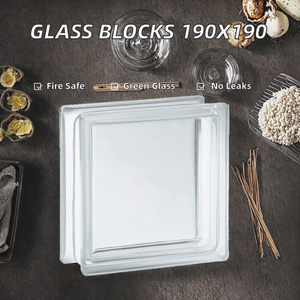 Bloques de Vidrio Huecos Transparentes de 190*190*80mm, Resistentes al Fuego, Ecológicos, para Uso Industrial, Médico, Cocina y Dormitorio, Venta al Por Mayor - Product Image 2