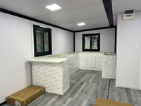 Maison conteneur pliable de 20 pieds facile à installer, extensible, préfabriquée