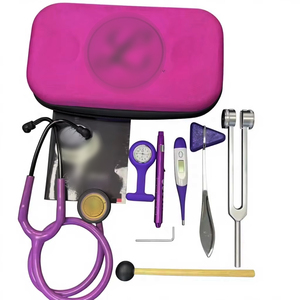 Ensemble de stéthoscopes classiques High Acoustic Classic III, stéthoscope médical portable à double fréquence avec étui de rangement, diagnostic pour médecins et infirmières - Product Image 3