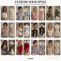 Hauts Corsets Ajustés Rose Coquette à Col Halter et Décolleté Plongeant en V avec Fermeture à Crochets et Œillets pour Femmes, Personnalisés OEM ODM, pour Tenues de Soirée et Clubs d'Été, Vente en Gros