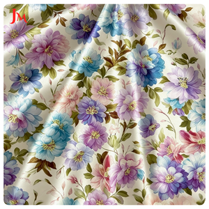Tessuto in Raso di Cotone Elasticizzato Stampato, <span class=keywords><strong>Materiale</strong></span> Sateen Personalizzato con Stampa Digitale per Abbigliamento - Product Image 3