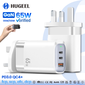 <span class=keywords><strong>Cargador</strong></span> de Pared GaN de 65W <span class=keywords><strong>Tipo</strong></span> <span class=keywords><strong>C</strong></span>, Carga Súper Rápida, QC PD OCP OTP, 1 Año de Garantía, Kit de Carga para Teléfono y Portátil, <span class=keywords><strong>Precio</strong></span> al por Mayor - Product Image 2