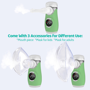 Nebulizador ultrasónico de mano, diseño de malla silenciosa portátil, inhalador médico recargable, máquina de oxígeno para adultos y niños - Product Image 5