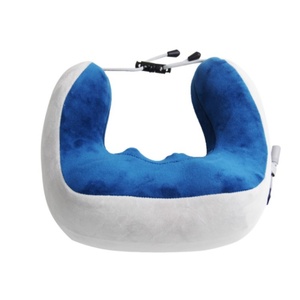 Factory Wholesale Microwavable Infrared Therapy Heated Neck <b>Pillow</b> Quilted Cervical Traction Device Custom Massager for Neck - Product Image 6