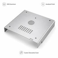 Caja de Aluminio 6061 Personalizada para Proyectos Electrónicos, Carcasa de Conexiones, Mecanizado CNC, Anodizado, Acabado Cepillado, Metal Resistente al Calor