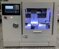 VMC-215 Fresadora CNC Pequeña para Uso Doméstico, Mini Centro de Mecanizado Horizontal de Dos Ejes, 220V Multifuncional