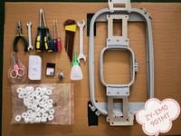 Nouvel Arrivage ZOYER ZY-EM0901MT/MC Petite Machine à Coudre et à Broder Informatisée Point de Bébé 0,09m3