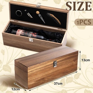 Coffret cadeau en bois de luxe avec <span class=keywords><strong>ouvre</strong></span>-bouteille en métal - Product Image 4