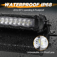 Chrome- oder Schwarz 30-Zoll Ip67 wasserdichte untere Stoßstange Led-Lichtleiste für Auto Gelände