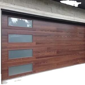 <span class=keywords><strong>Porte</strong></span> <span class=keywords><strong>de</strong></span> <span class=keywords><strong>garage</strong></span> <span class=keywords><strong>sectionnelle</strong></span> américaine moderne en chêne <span class=keywords><strong>doré</strong></span> Isolation 16x7 Portes <span class=keywords><strong>de</strong></span> <span class=keywords><strong>garage</strong></span> coulissantes à rabat isolé pour résidentiel - Product Image 5