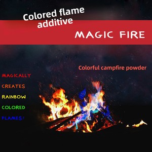 Polvo Mágico de Llama Metálica de Colores para Fiestas, Festivales, Chimeneas y Fogatas con Exhibición de Llamas Coloridas para Efectos de Explosión - Product Image 3