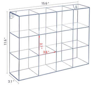 Wall Mounted Acrylic Toy Display Stand Modern Storage Box for <strong>Funko</strong> <strong>Pop</strong> Figures Miniature Cars Doll Collection Dustproof <strong>Shelf</strong> - Product Image 1