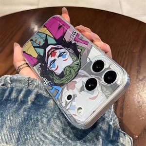 Funda transparente personalizada OEM con diseño de payaso para iPhone 17 Pro Max, cubierta trasera transparente estilo Joker, carcasa antigolpes, venta al por mayor - Product Image 4