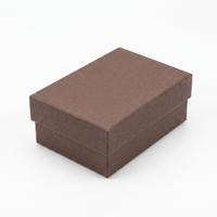 Boîte rigide haut de gamme avec couvercle et base, logo personnalisé, vide, en carton, deux pièces, avec plateau intérieur