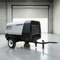 Compresseur d'air à vis portable à moteur diesel pour la construction, à large application
