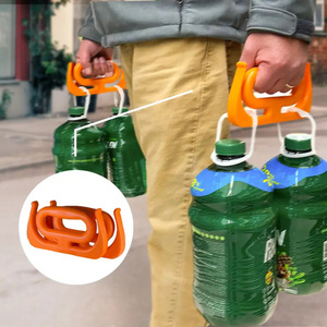 Water <b>Bucket</b> Lifter Orange <b>Plastic</b> Portable Handle For Household Use - Product Image 3