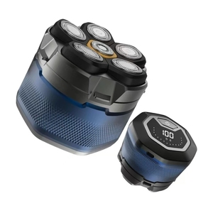 Afeitadora Eléctrica <span class=keywords><strong>con</strong></span> Tecnología Impermeable IPX6 para Uso en Seco y Húmedo, Cabezal Flotante 6D, Diseño Magnético, Pantalla LED, para Cabeza Calva - Product Image 1