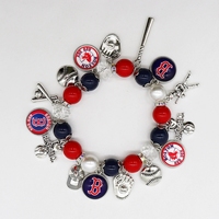 Hot Selling Team Elastic Bead Armband Fußball Basketball Rugby Pearl Armband Ring
