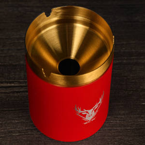 Cenicero de Coche de Acero Inoxidable Personalizado con Logotipo Láser, Cenicero de Alta Gama Resistente al Viento, Venta al por Mayor - Product Image 4