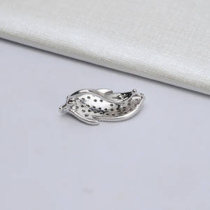 Pendentifs et breloques en argent S925, collier et bracelet en feuille de fleur faits à la main avec boucle non conventionnelle, matériel de bijouterie DIY 651 - Product Image 2