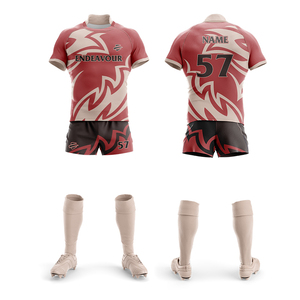 Diseño Gratuito Personalizado de tu Propio Conjunto de Camiseta de Rugby, Diseño Gratuito de Camiseta de Rugby, Conjunto de Camiseta de Rugby Personalizada - Product Image 5