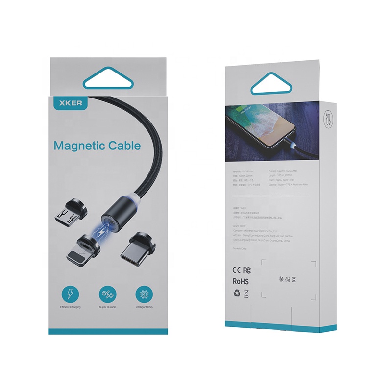 Новейший Магнитный зарядный кабель с сильным магнитом, магнитный usb-кабель для передачи данных типа C, USB