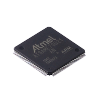Microcontrôleur ATSAME70Q21A-AN (MCU/MPU/SOC) à fréquence 300 MHz, puce microcontrôleur ARM Cortex-M7 32 bits à friction interne