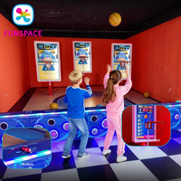 Simulador de Baloncesto Interactivo para Interiores, Precio de Fábrica de Funspace, Juego de Baloncesto Multijugador, Aro de Baloncesto