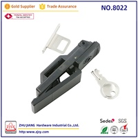 Serrure à clé en alliage de zinc 8022 pour bagages, accessoires de quincaillerie pour valises et étuis de voyage