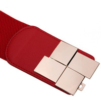 T-shirt Femme Collocation Square Cluster Buckle Ceinture Femme Tendance Corset
