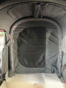Tente instantanée <span class=keywords><strong>gonflable</strong></span> en aluminium de luxe à double pliage pour <span class=keywords><strong>caravane</strong></span>, camping-car, remorque - Product Image 4
