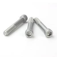 Vis à tête cylindrique à six pans creux moletée en acier allié DIN 912 Grade 10.9 avec revêtement Dacromet