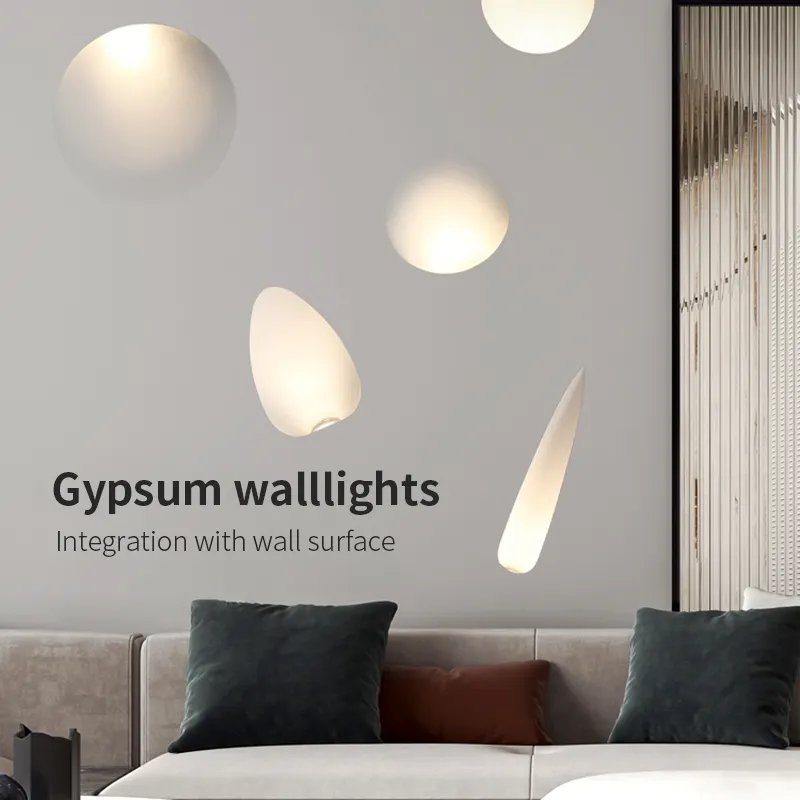 New Design Intelligent Voice Control Downlight 3W 4W 6W Ceiling Recessed Led Gypsum Light