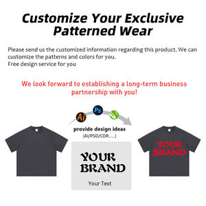 T-shirt da <span class=keywords><strong>uomo</strong></span> pesante con stampa grafica, 100% cotone, <span class=keywords><strong>taglie</strong></span> <span class=keywords><strong>forti</strong></span>, lavaggio acido, oversize, personalizzabile con logo, <span class=keywords><strong>casual</strong></span> - Product Image 5