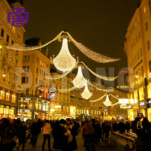 Lampadaires croisés d'Halloween pour la décoration des parcs urbains et des places publiques - Product Image 4