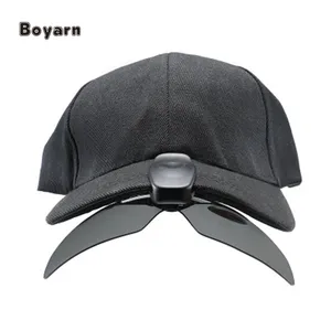 Boyarn Polarized Fishing Glasses Hat Visors Sport Clips Clip On Sunglasses Biking Hiking Golf Uv400 Eyewear Wholesale