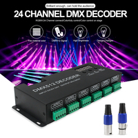 DC5-24V de señal de Control PWM, 24 canales, Digital, RGBW, DMX512, LED, para DMX, RGBW, control de iluminación, directo de fábrica