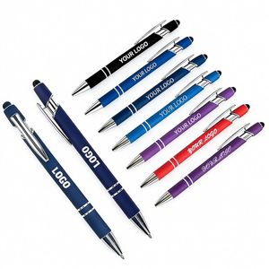 Wholesale Promotional Business <b>Gift</b> Ballpen Luxury Advertise Ballpoint Custom <b>Pen</b> With Logo Printed Laser Screen Print Brand - Product Image 1