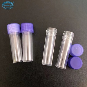 <span class=keywords><strong>Tube</strong></span> à <span class=keywords><strong>essai</strong></span> de laboratoire à fond plat en PP, 13*49mm, avec fond plat et embout à vis - Product Image 4