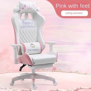 Ghế chơi game da cao cấp thiết kế hiện đại, khung kim loại, nâng hạ khí nén 3 cấp độ, tay vịn điều chỉnh được, ngả lưng, xoay, dùng cho nhà và văn phòng - Product Image 3