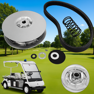 Yamaha Golf Cart <b>Clutch</b> Kit G2 G22 Rear Driven <b>Silver</b> Secondary With Belt JN6 G6201 03 04 Replacement Part - Product Image 2