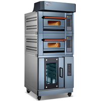 Aço inoxidável restaurante comercial combi deck forno elétrico ou a gás para venda