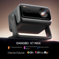 Proyector Láser Tricolor 4K Dolby Vision 3D Dangbei X7 Max con Zoom Óptico, Cine en Casa, 240HZ Alta Frecuencia de Actualización, 3400ISO Alto Brillo
