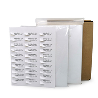Étiquettes A4 feuille autocollante fournisseur adhésif imperméable A4 étiquette jet d'encre autocollant papier Logo personnalisé autocollants
