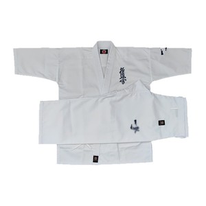 Huawu K-001 Gi Unisex per Kyokushin <span class=keywords><strong>Karate</strong></span> - Poliestere con Fodera in Cotone Pettinato, Ricamo Personalizzato, Alta Qualità per Allenamento Arti Marziali - Product Image 2