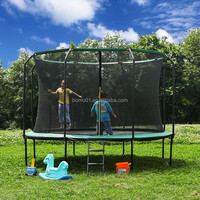 Trampoline Zoshine en acier allié, résistant aux intempéries, avec filet de sécurité en mousse PP/PVC, auvent et housse en mousse de polypropylène, approuvé ASTM