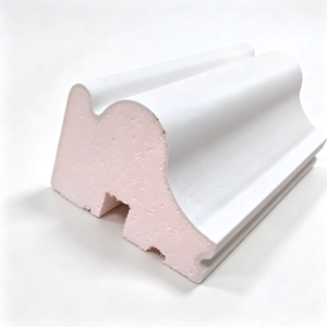 Bande de finition décorative moderne en mousse EPS ignifuge, imperméable et écologique pour le moule de coffrage en béton extérieur de villas et hôtels - Product Image 1